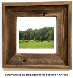 family horseback riding near me in Concord, New York